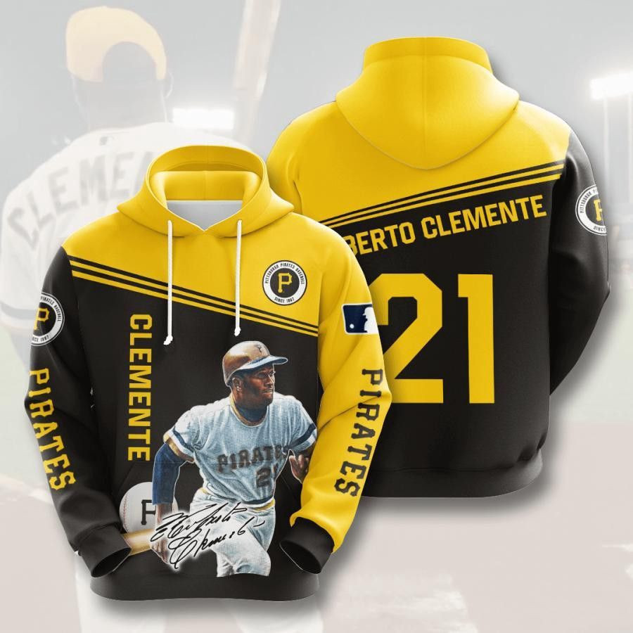 Pittsburgh Pirates And Roberto Clemente Hoodie & Zip Hoodie