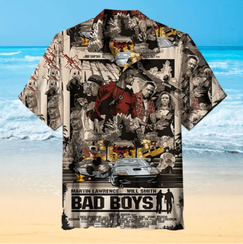 Bad Boys For Man And Woman Print Short Sleeve Hawaii Shirt Ha30579