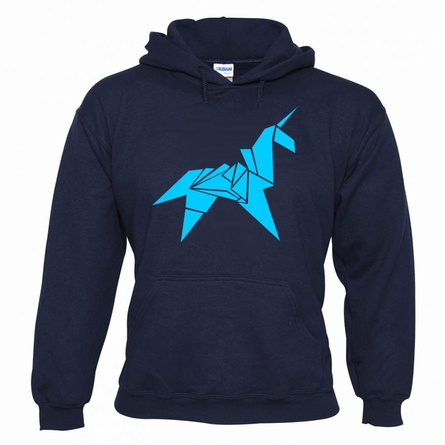 Origami Unicorn Men – Gift Science Fiction Dream Christmas Present Fresh Sheep Hoodie