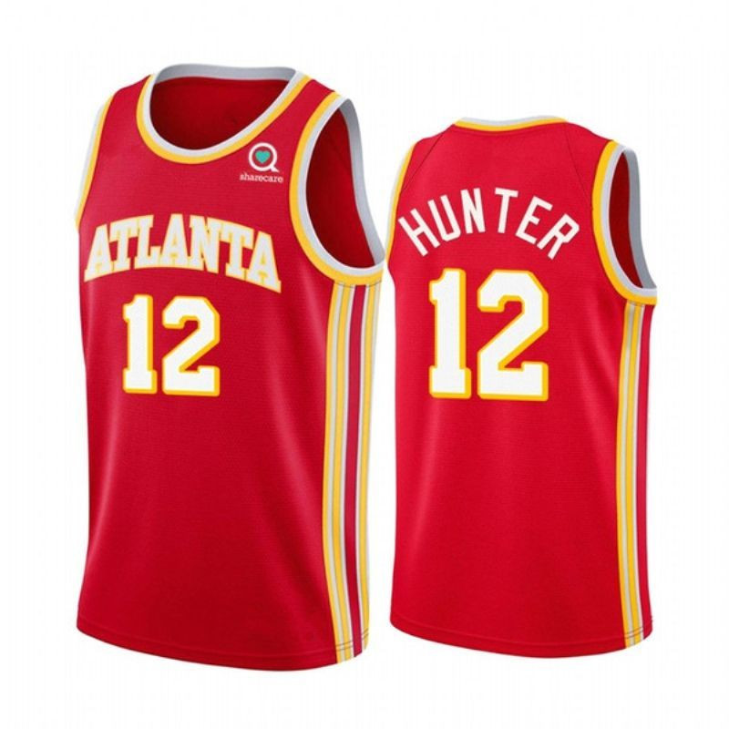 Atlanta Hawks Deandre Hunter #12 2020 NBA New Arrival Red Jersey