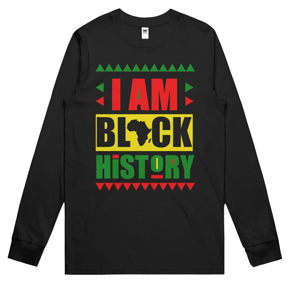 Teach I Am Black History Month Kids Proud African Pride Long Sleeve T Shirts