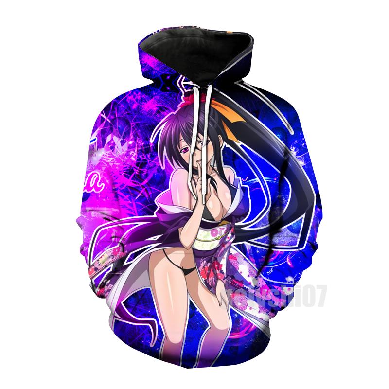 Anime High School DxD 3D Printed Hoodies Men Women’s Sweatshirts Harajuku Pullovers Streetwear Kpop Boys Girls Gothic Clothing alx