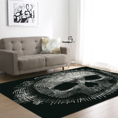 Creative Europe Type 3D Sugar Skull Carpet Hallway Doormat Anti