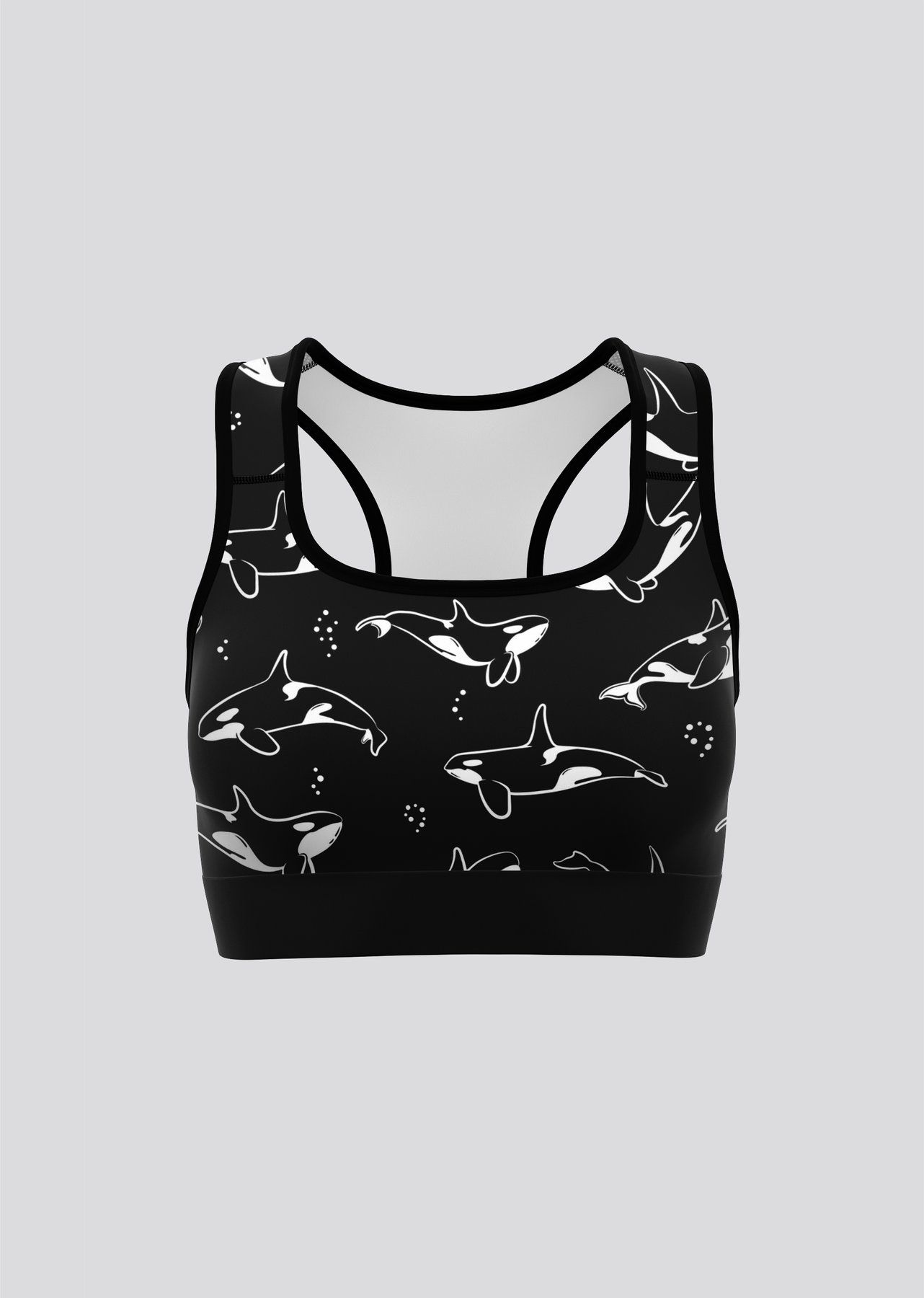 Eddora™ Orcas Combo Sports Bra  + Leggings 3D- TD609