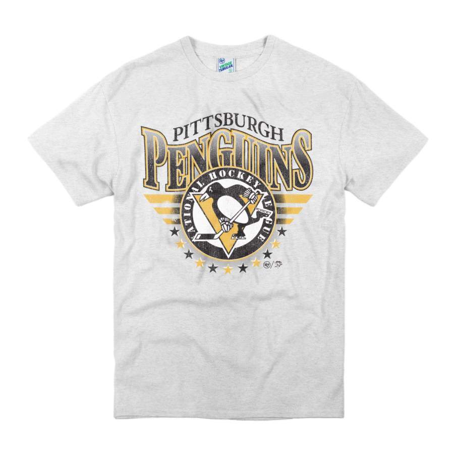 PITTSBURGH PENGUINS LIFT OFF ’47 VINTAGE TUBULAR TEE