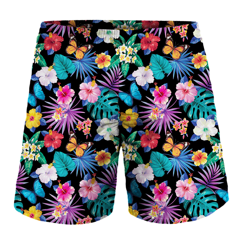 Colorful Tropical Jungle Hawaii Print Shorts Ha59539