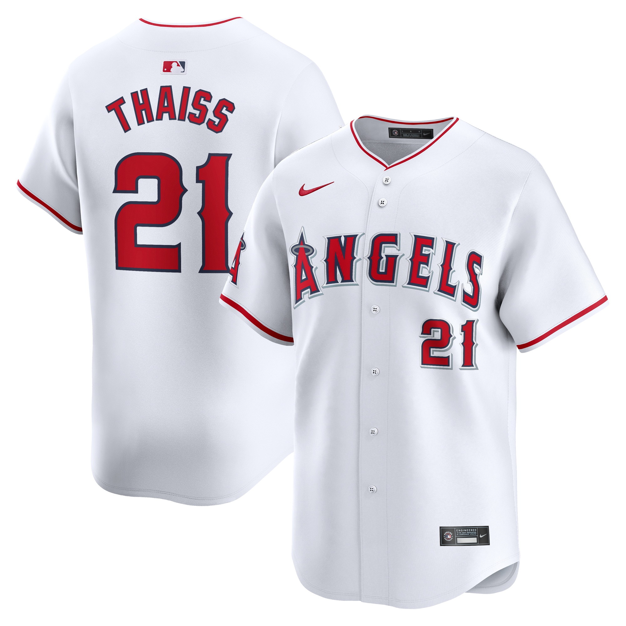 Matt Thaiss Los Angeles Angels Home Limited Player Jersey – White