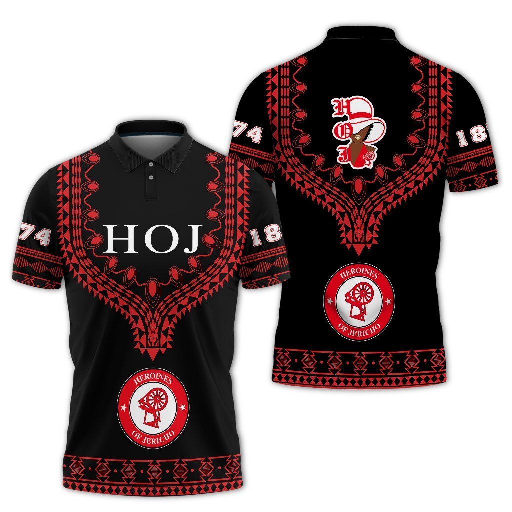 Greek Life Shirt – Heroines Of Jericho Dashiki Polo Shirt – Alva Style