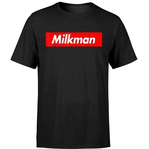 Milkman Box Logo Job Title Funny Shirt