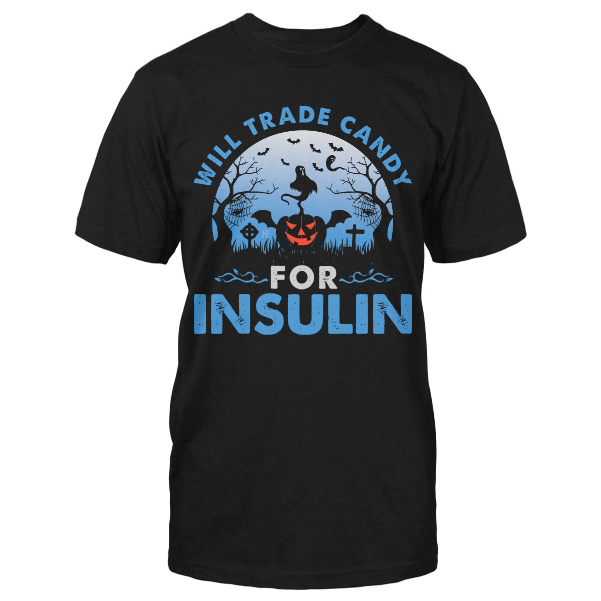 Will Trade Candy For Insulin Diabetes Awareness Shirt, Funny Halloween Diabetes Classic T-Shirt