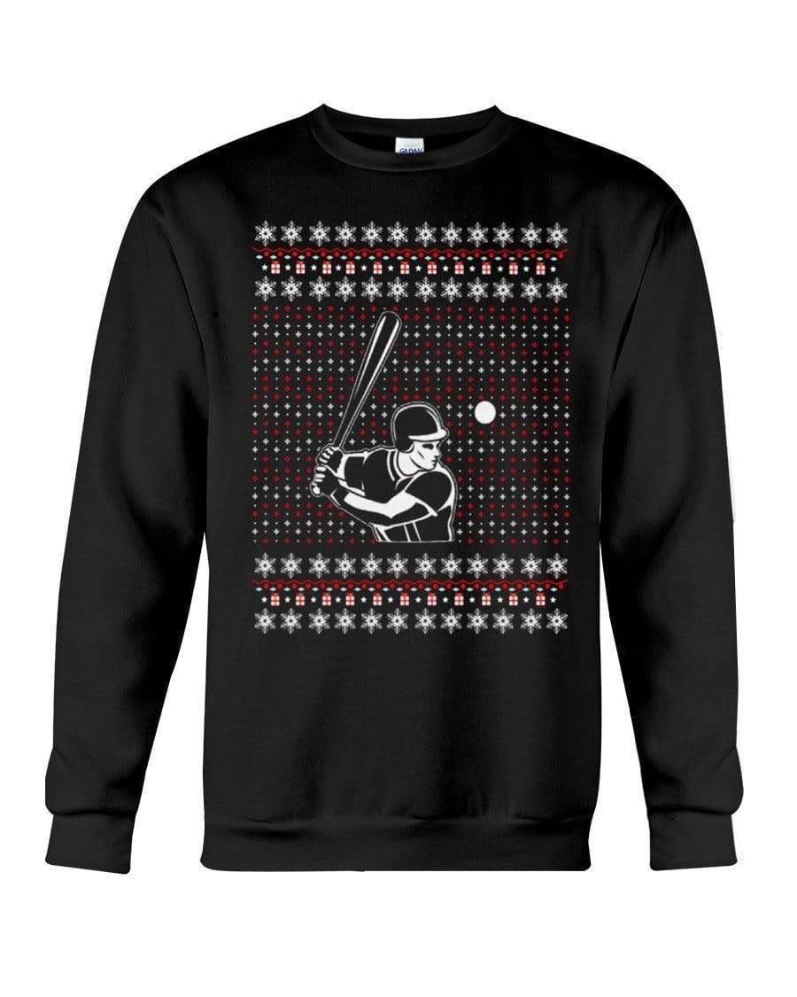 Baseball Crewneck Sweatshirt  – Unisex – Sizes Small to 5XL Ugly Christmas Sweater