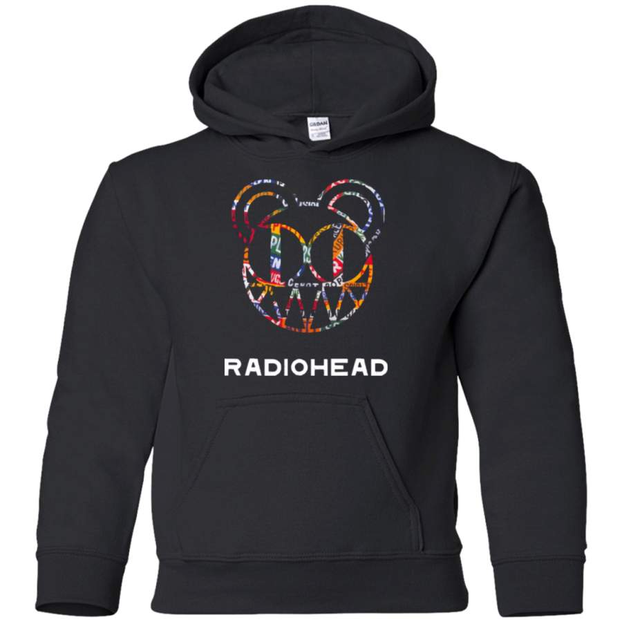 AGR Radiohead Bear logo Youth Pullover Hoodie