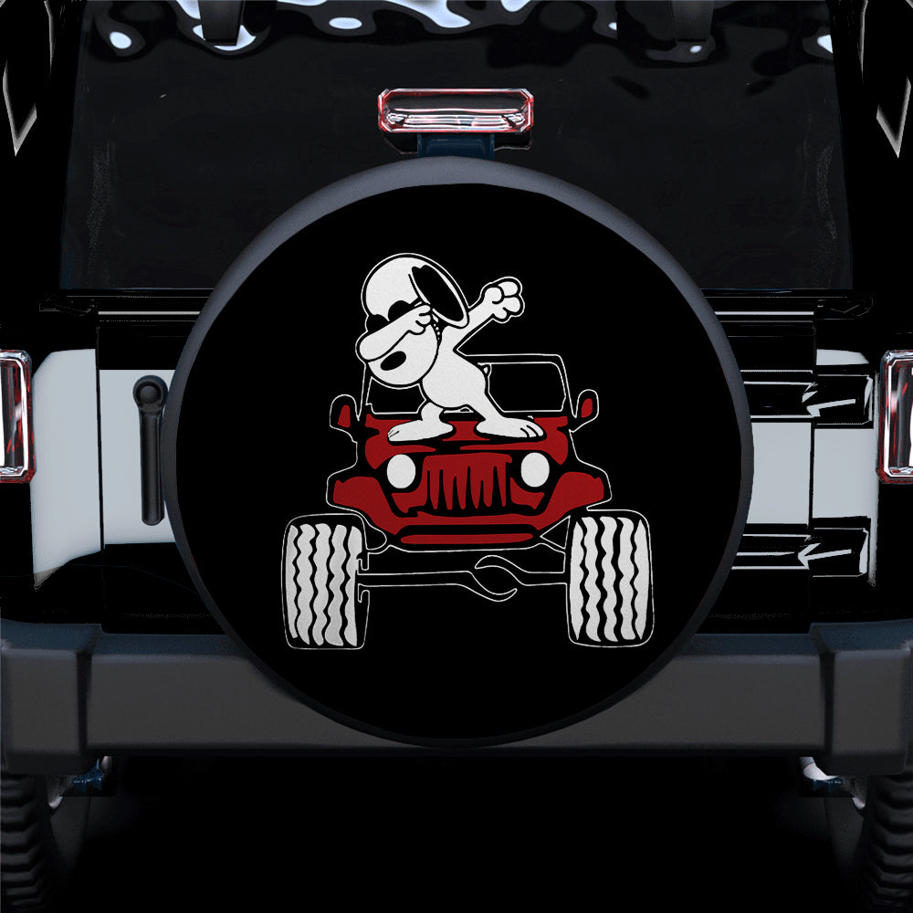 Snoopy Jeep Car Spare Tire Covers Gift For Campers