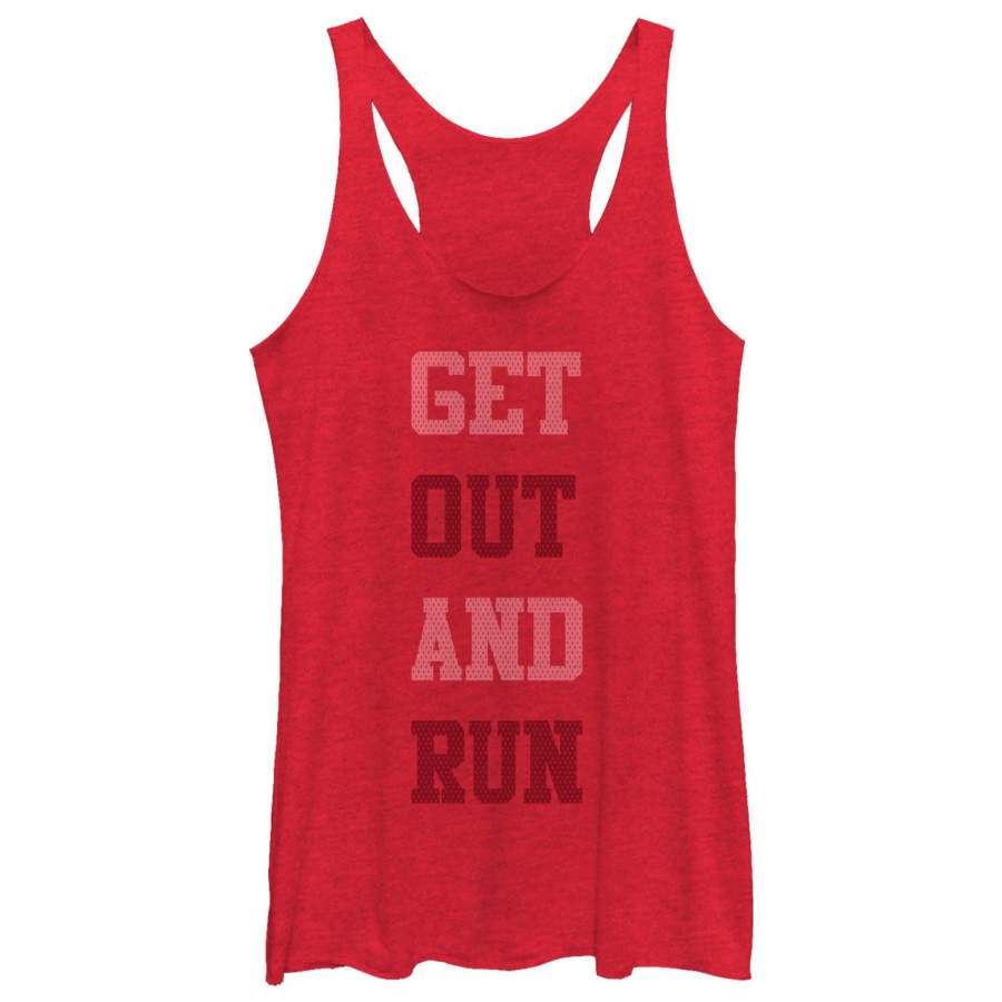 CHIN UP Women’s Get Out and Run  Racerback Tank