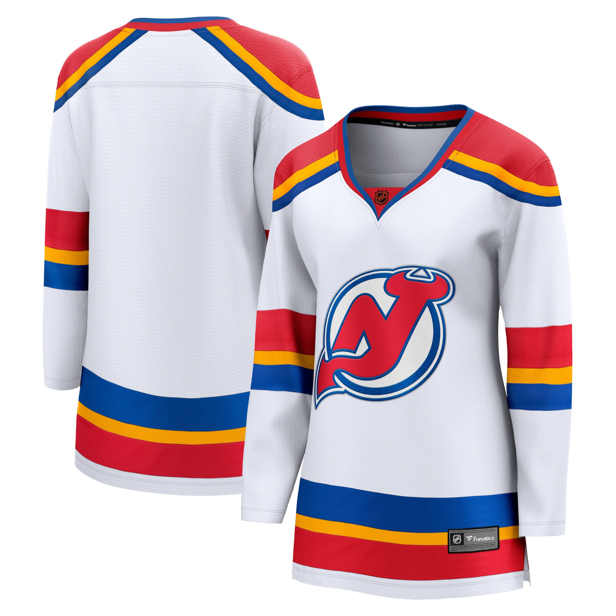 Women's New Jersey Devils White Special Edition 2.0 Breakaway Blank Jersey