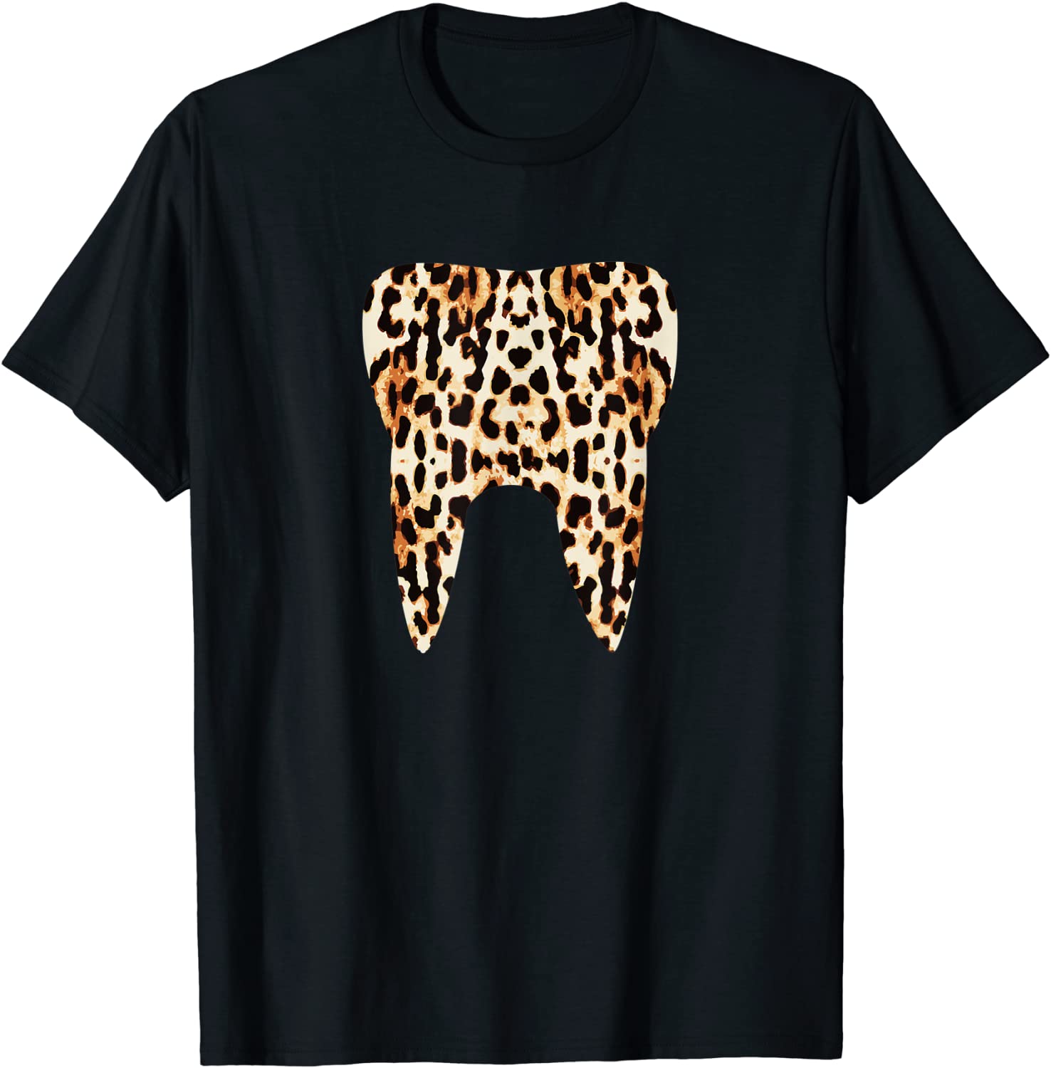 Cool Dental Assistant Leopard Cheetah Print T-Shirt