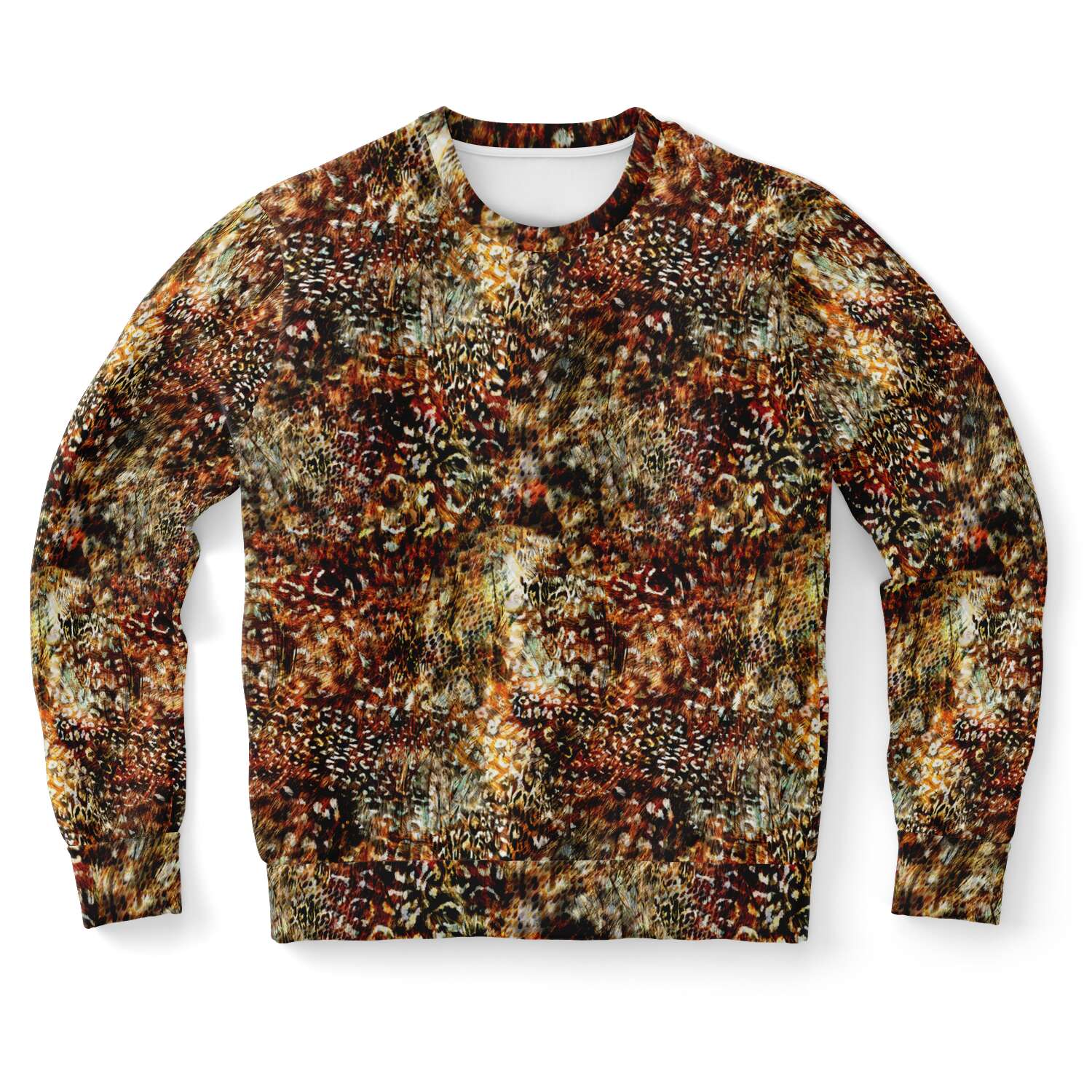 Abstract Animal Print Sweatshirt