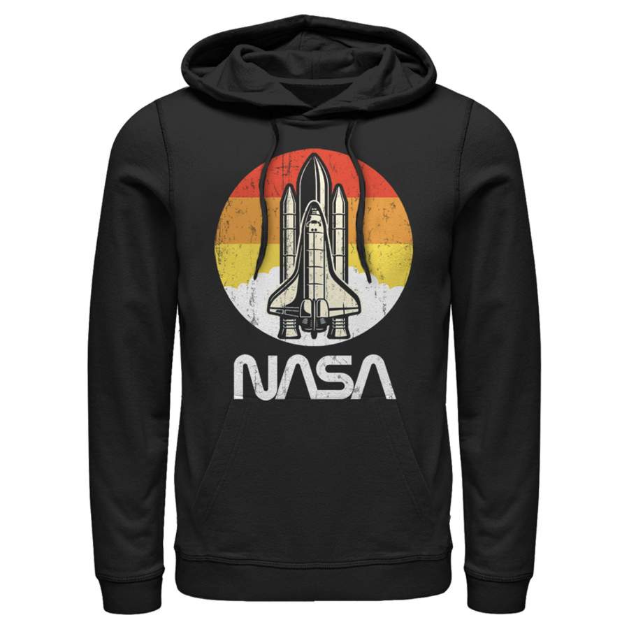 NASA Men’s Sunset Retro Launch  Lightweight Hoodie