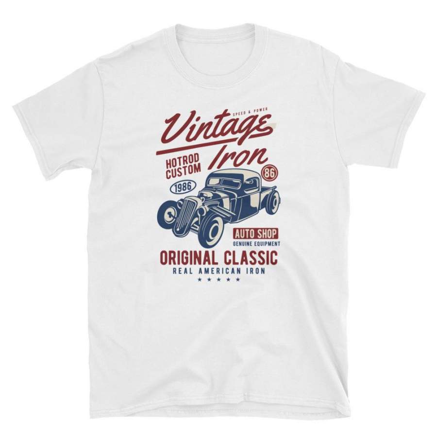 Vintage Iron Custom Hod Rod Vintage Poster T-Shirt