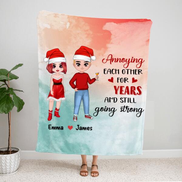 Personalized Custom Couple Blankets – Christmas Gift Ideas For Couples – Couple Romance Gift