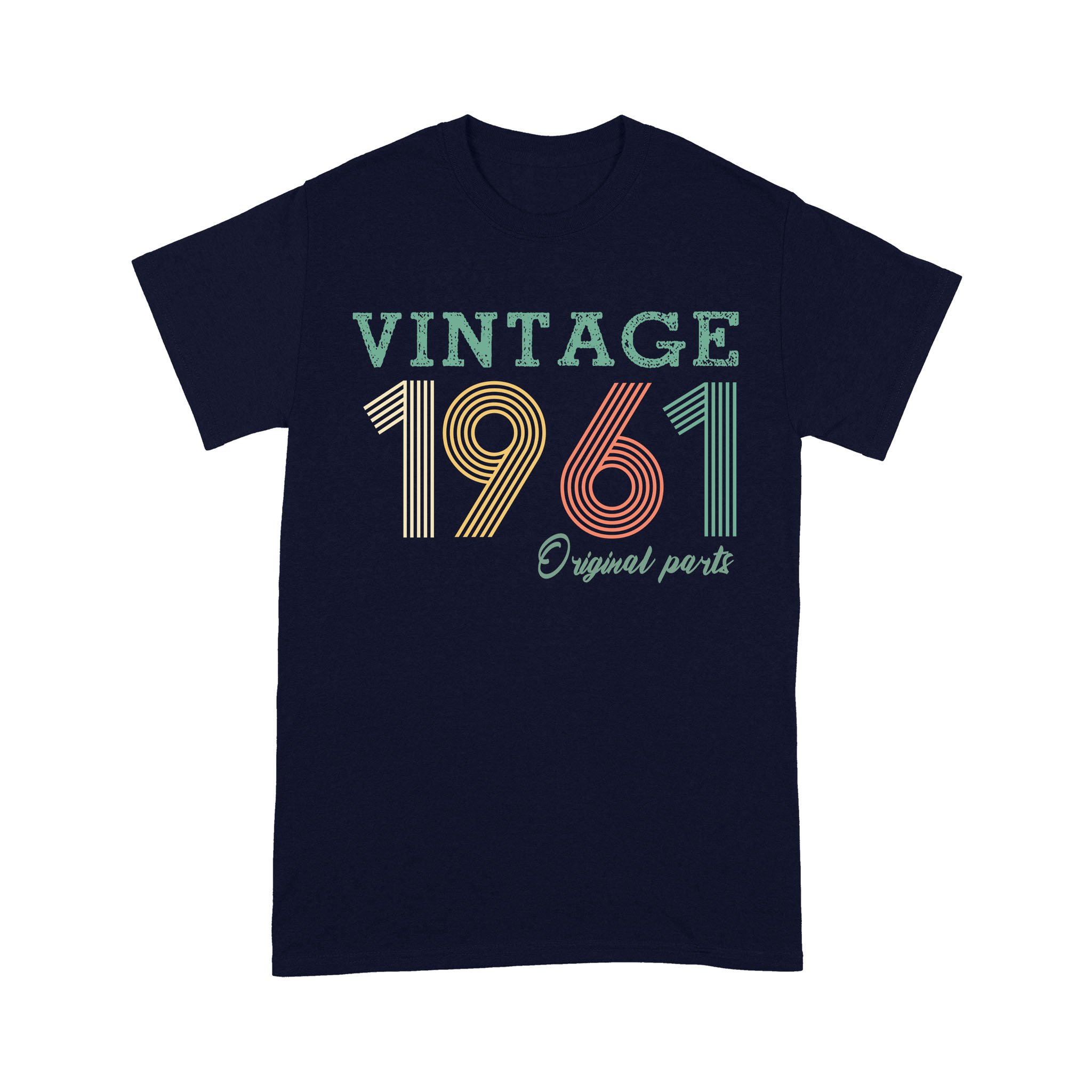 60th Birthday T Shirts 1961 Original Parts Retro Vintage style Shirts Birthday gift ideas FFS – IPHM0007