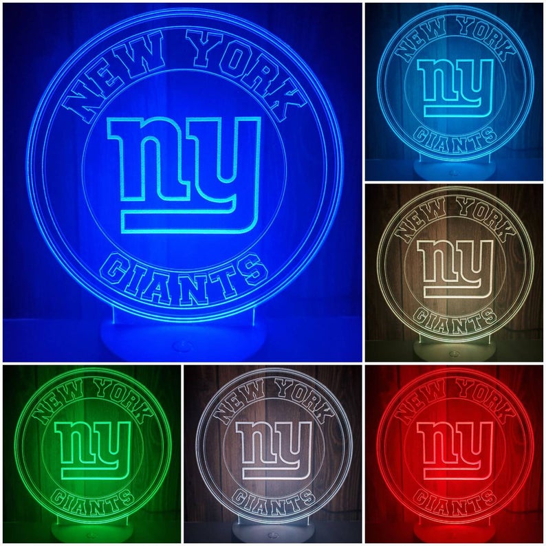 New York Giants 3D Led Lamp 1