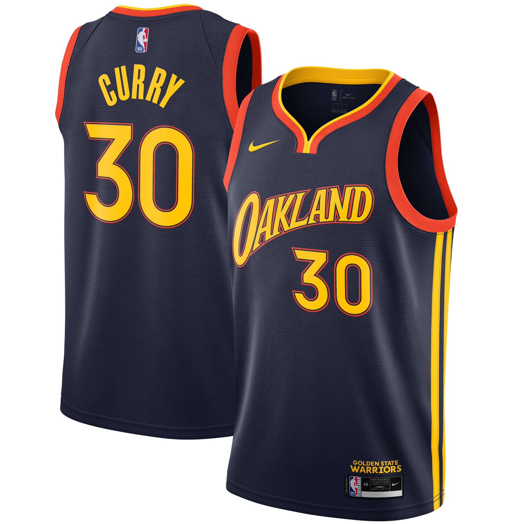 Stephen Curry Golden State Warriors 2020/21 Swingman Player Jersey Navy – City Edition