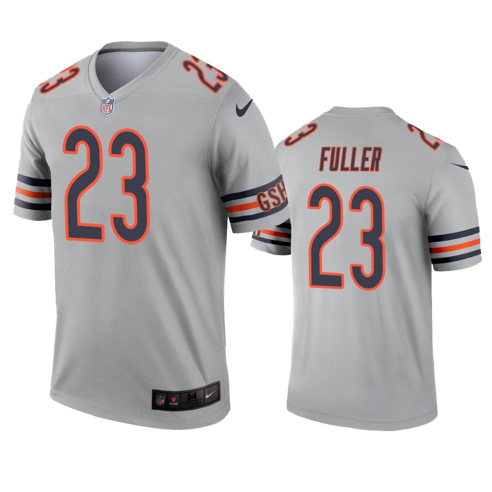 Chicago Bears Kyle Fuller Silver Inverted Legend Jersey