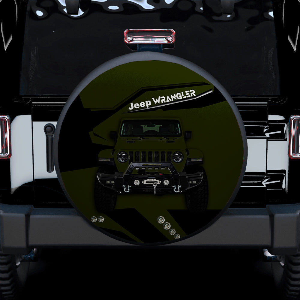 Green Jeep Car Spare Tire Covers Gift For Campers