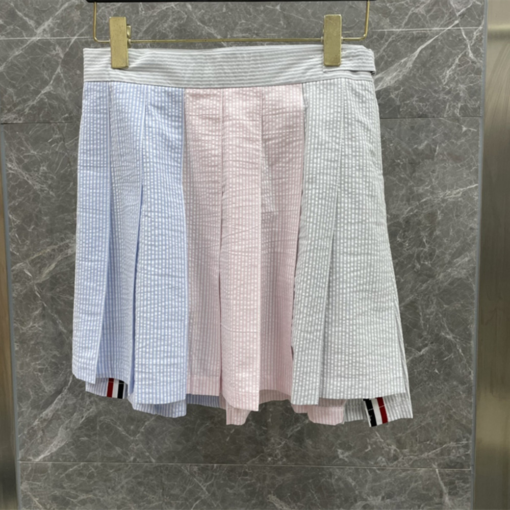 Women’s Original Luxury Brand Skirt Unique High Waist Design Trend Pleated Skirt Korean Fashion College Style Stitching Skirts alx