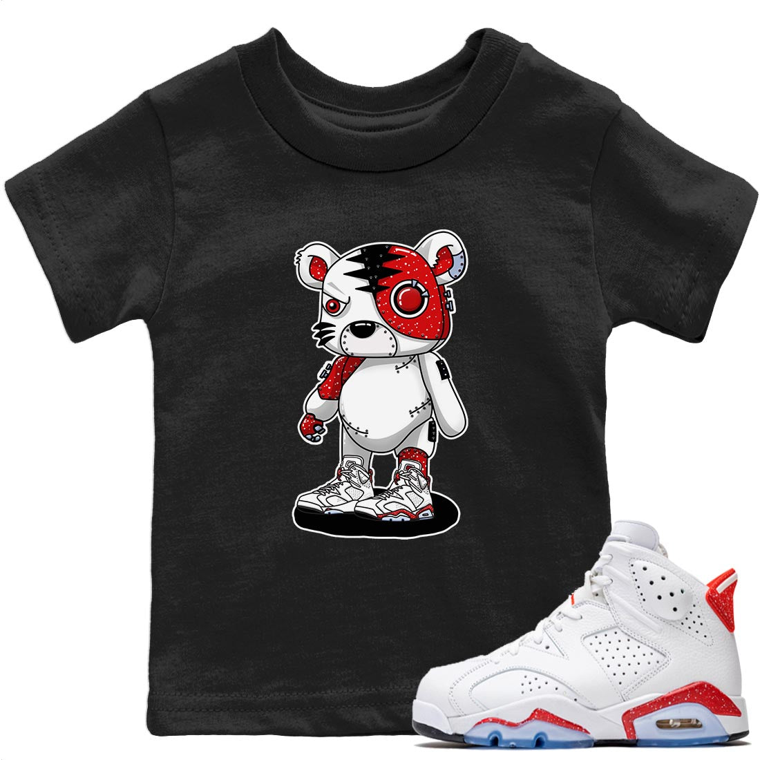 Cyborg Tiger T-Shirt – Air Jordan 6 Red Velvet Cookies Baby & Youth