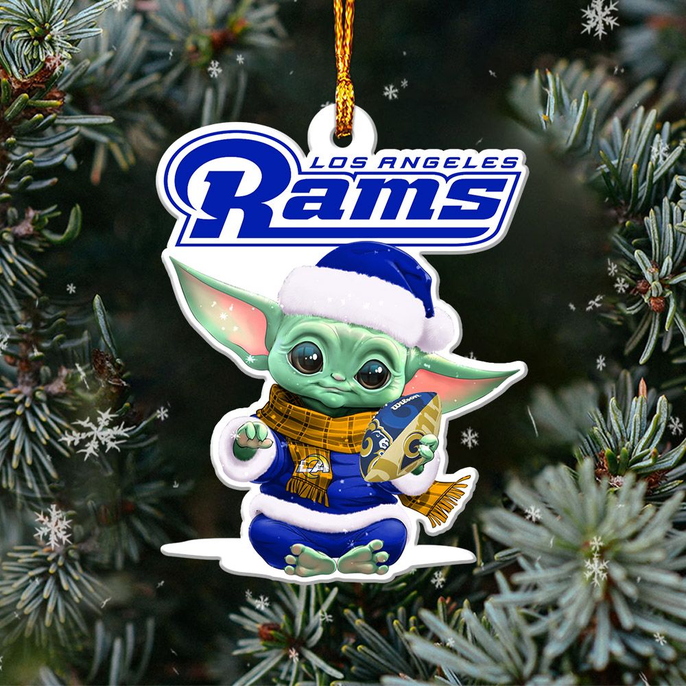 Los Angeles Rams Yoda Ornament 04 XXTTT-OR0419