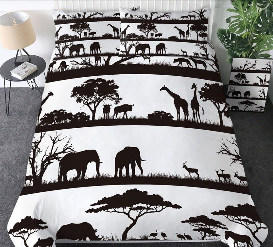 Africa Animal Bedding Set All Over Prints