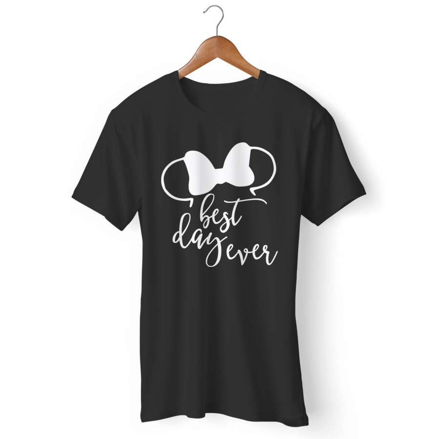 Best Day Ever Minnie Ears Toddler Man’s T-Shirt