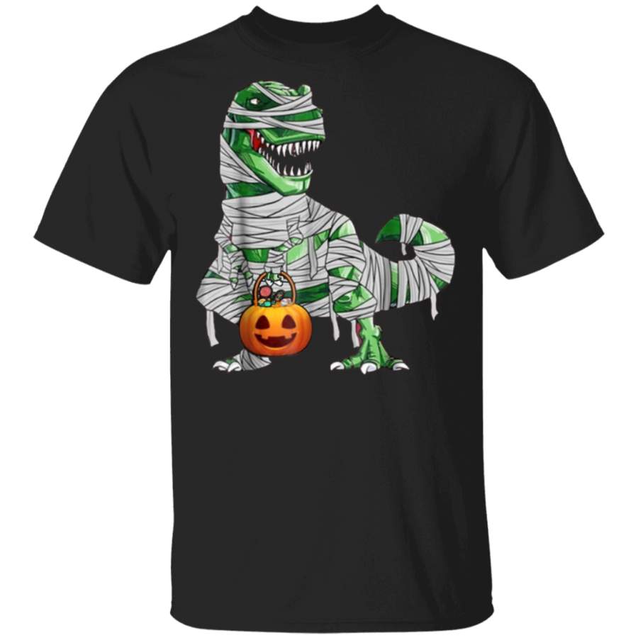 Halloween Pumpkin Dinosaur T Shirt Gift for Kids Boys Girls