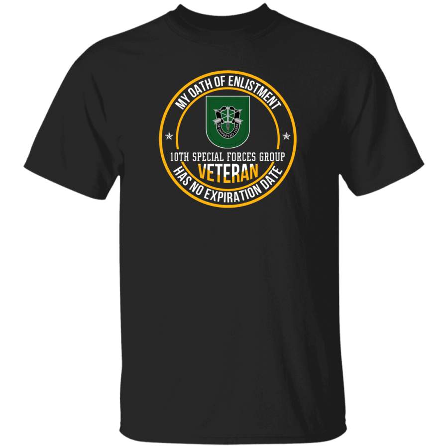 10th Special Forces Group Veteran Shirt My Oath Of Enlistment Veterans Day Christmas Gift Mug