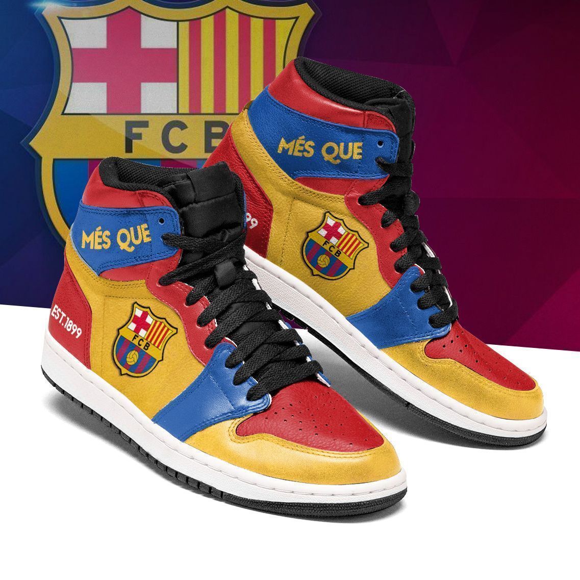 Barcelona LPH JD High top Shoes Sneakers Jordan Sneakers Sport Air Jordan High Sneakers Sport Sneakers