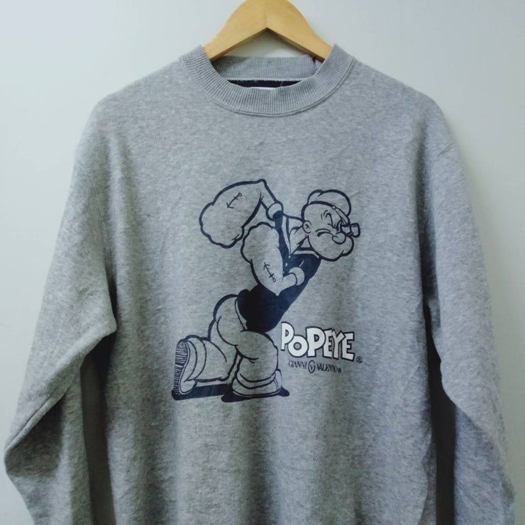 Rare Vintage Popeye Gianni Valentino Sweatershirt Velentino Shirt