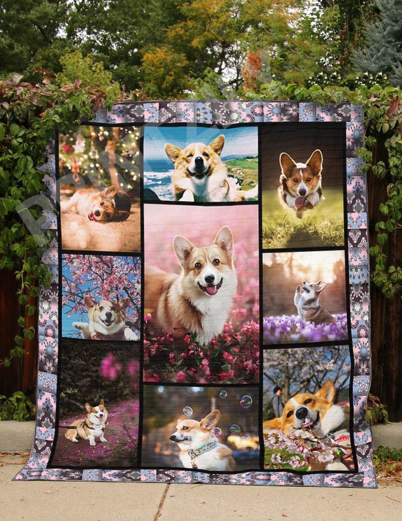 Corgi V1 QE 3D Customized Quilt