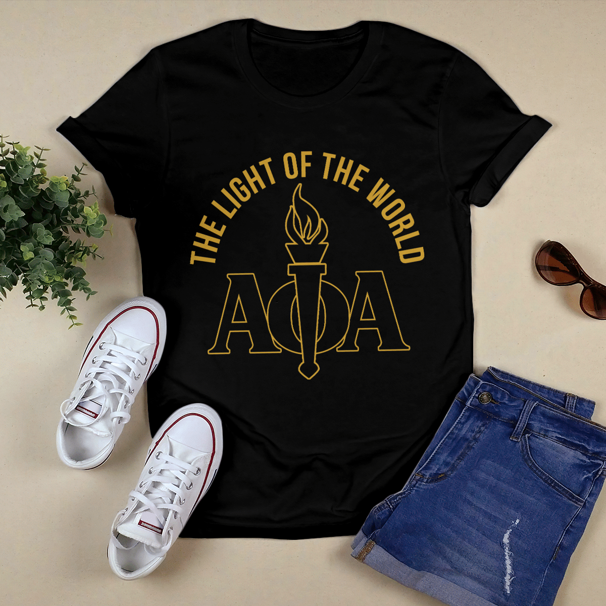 The Light Of The World Alpha Phi Alpha Shirt