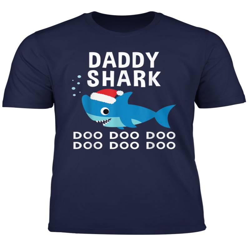 Daddy Shark Christmas Shirt For Matching Family Pajamas