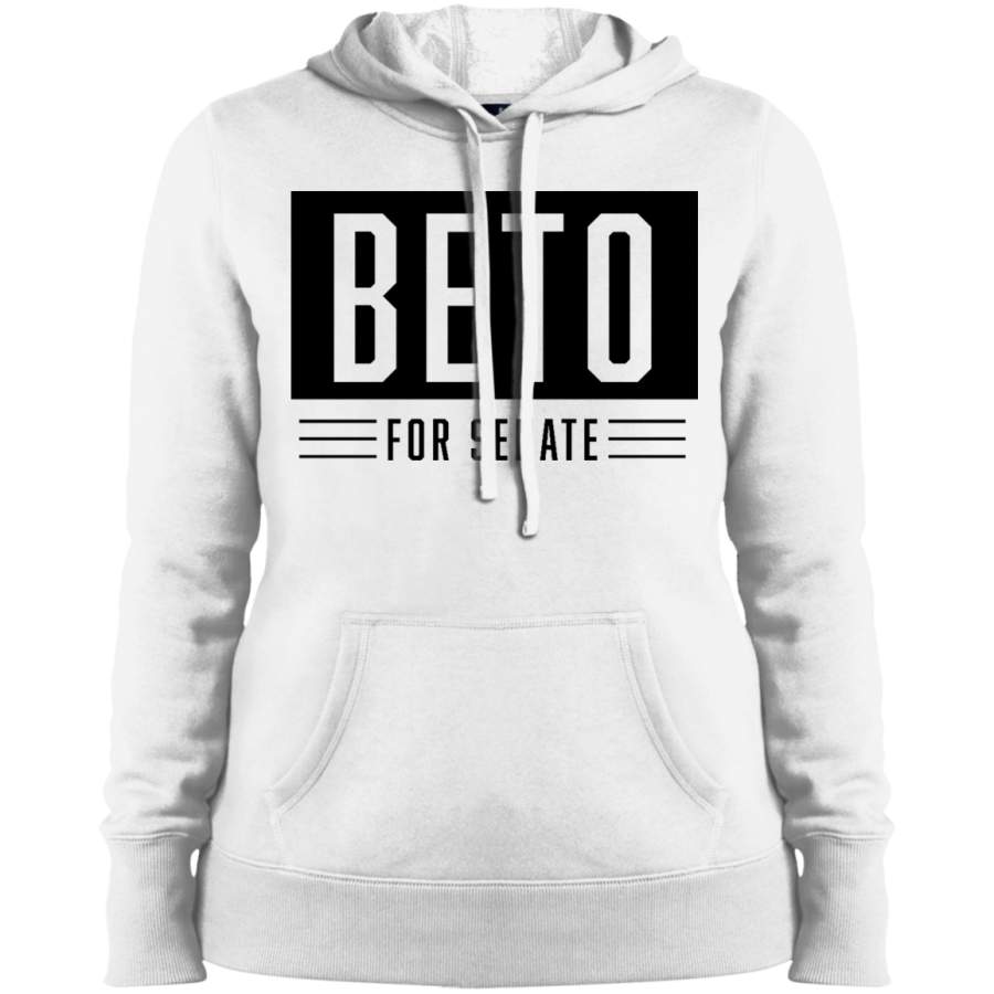 AGR Beto O’rourke For Senate For Us For Texas Ladies’ Pullover Hooded Sweatshirt