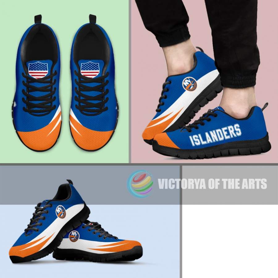 Awesome Gift Logo New York Islanders Sneakers