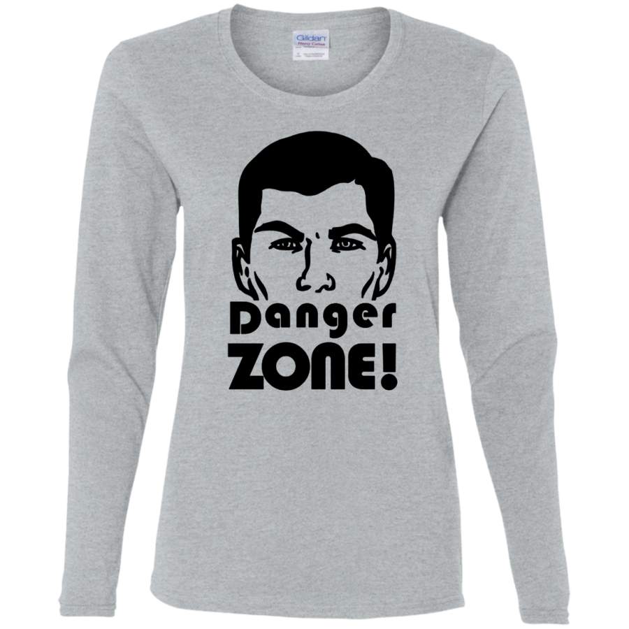 AGR Archer Danger Zone Ladies’ Cotton LS T-Shirt