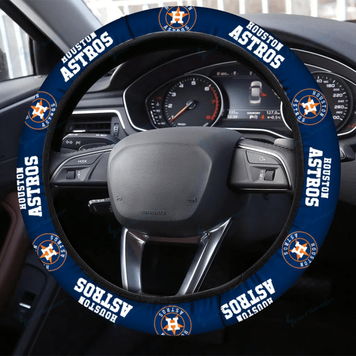 Houston Astros Custom 3D Steering Wheel Cover 03