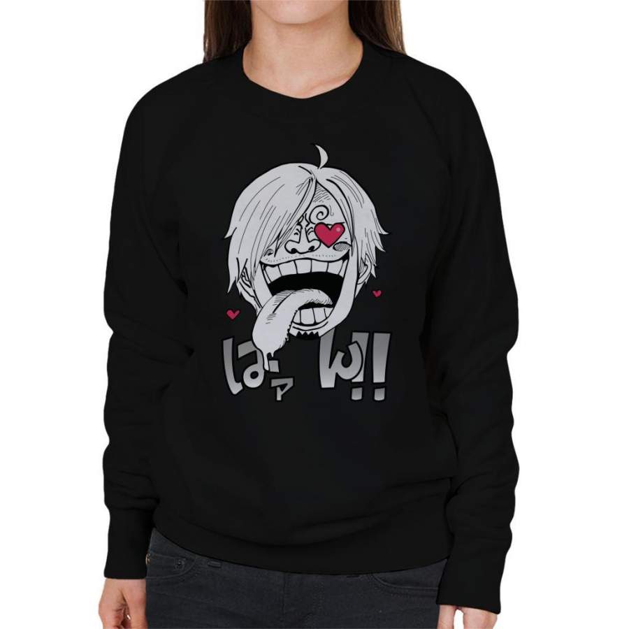 Vinsmoke Sanji Heart Eyes One Piece Women’s Sweatshirt