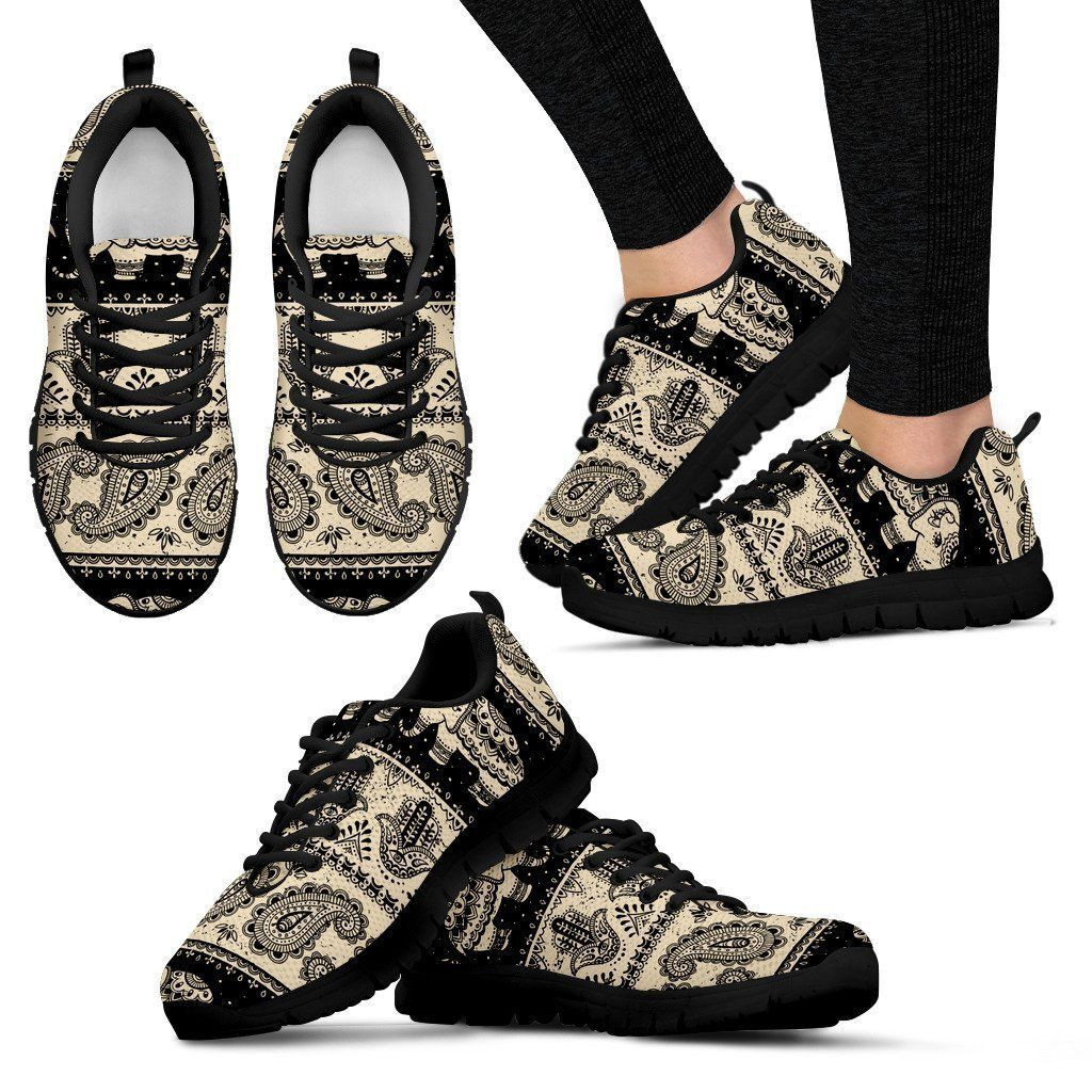 Elephants Hansa Lotus Print Sneakers Shoes