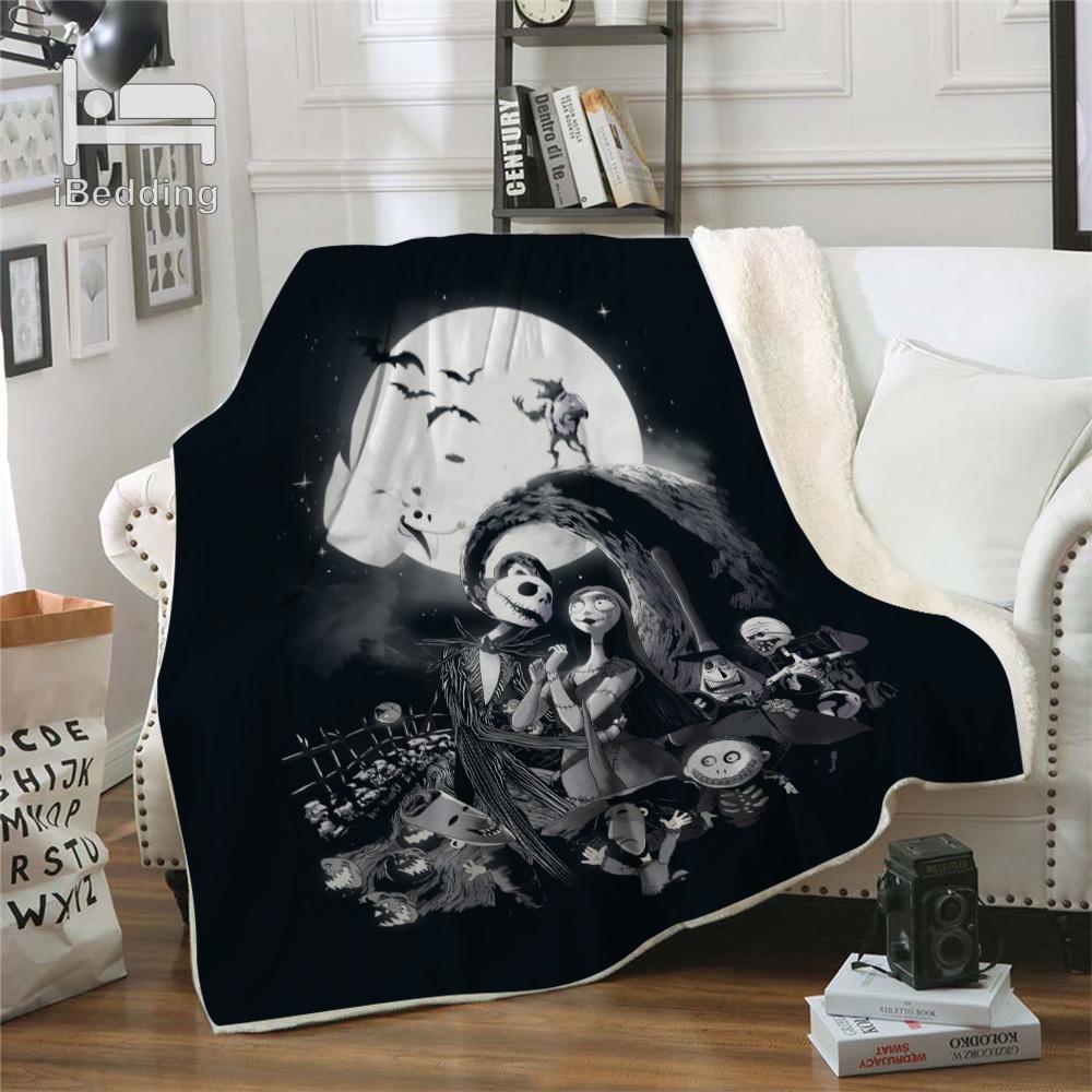 The Nightmare Before Christmas Premium Throw Blanket - EmprintsTOP