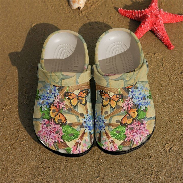 Butterfly Floral Monarch Crocs Clog Shoes – Justbeperfect_Shop
