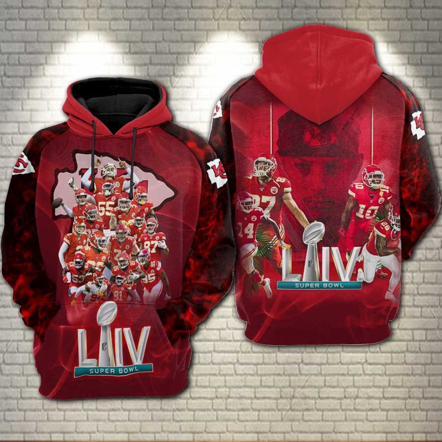 The Kansas City Chiefs Super Bowl Liv 2020 3D Hoodie